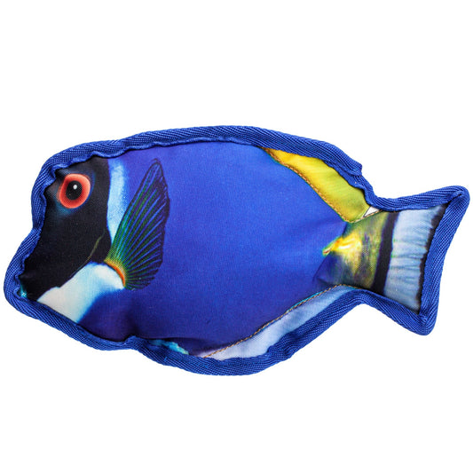 10" Tropical Blue Tang Dog Fish Toy