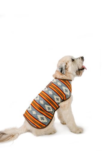 Dog Blanket Coats Denim Sunset