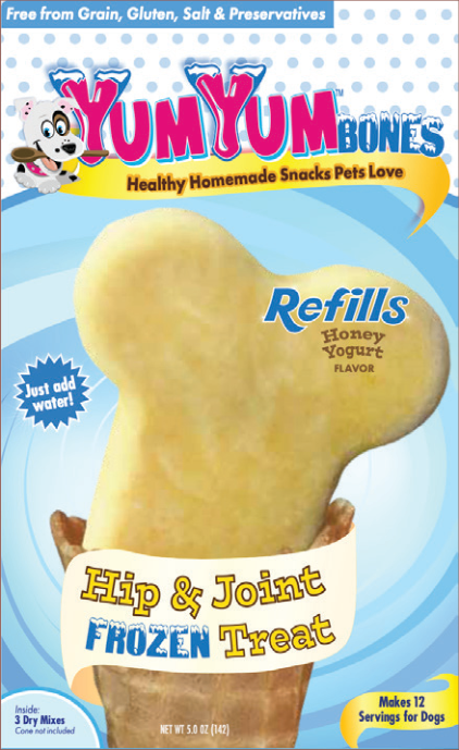PetCakes YumYum Bones Refill - Honey Yogurt